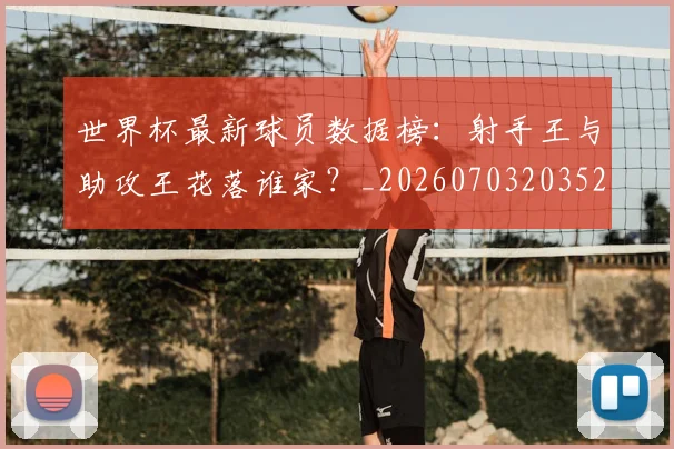 世界杯最新球员数据榜：射手王与助攻王花落谁家？_20260703203520